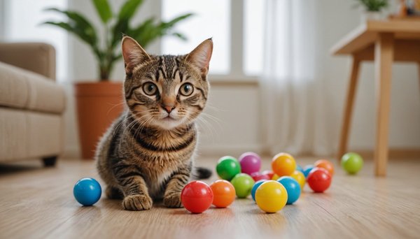 Des jouets ludiques pour le bonheur de votre chat d'appartement